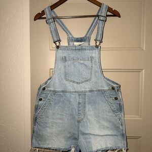 Light Blue Denim Overalls